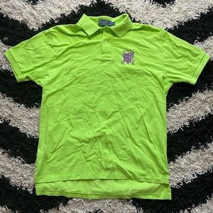 Green Polo Ralph Lauren Button Shirt Mens Large